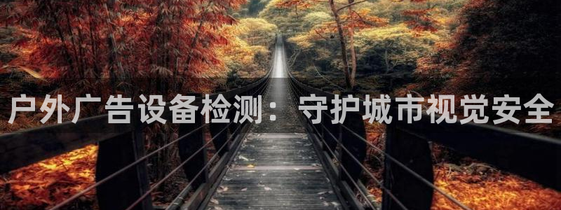杏宇平台好吗：户外广告设备检测：守护城市视觉安全