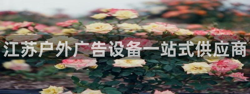 杏宇平台代理怎么样赚钱：江苏户外广告设备